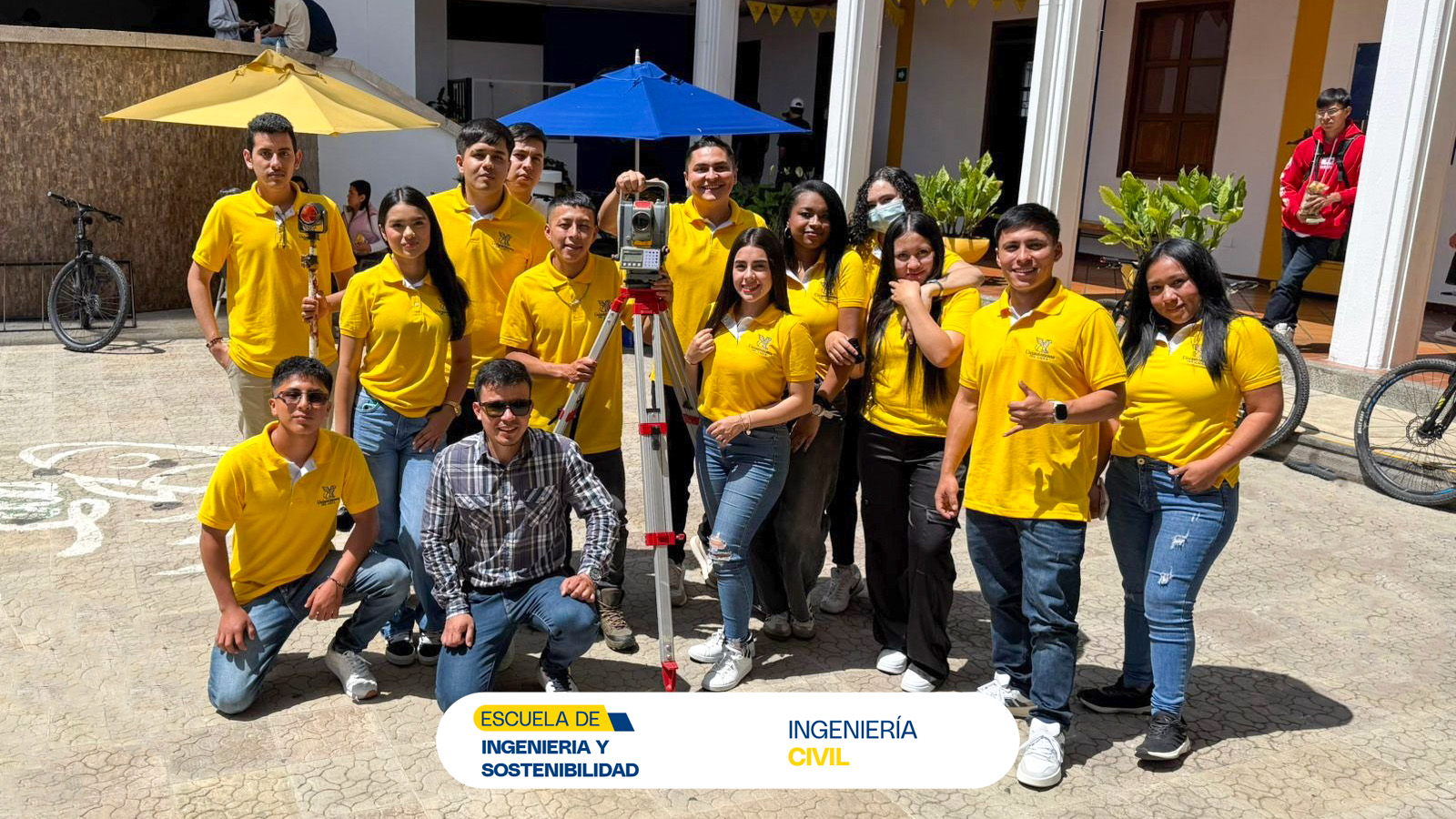 Estudiantes de Ingeniería Civil llevan la precisión del aula al terreno