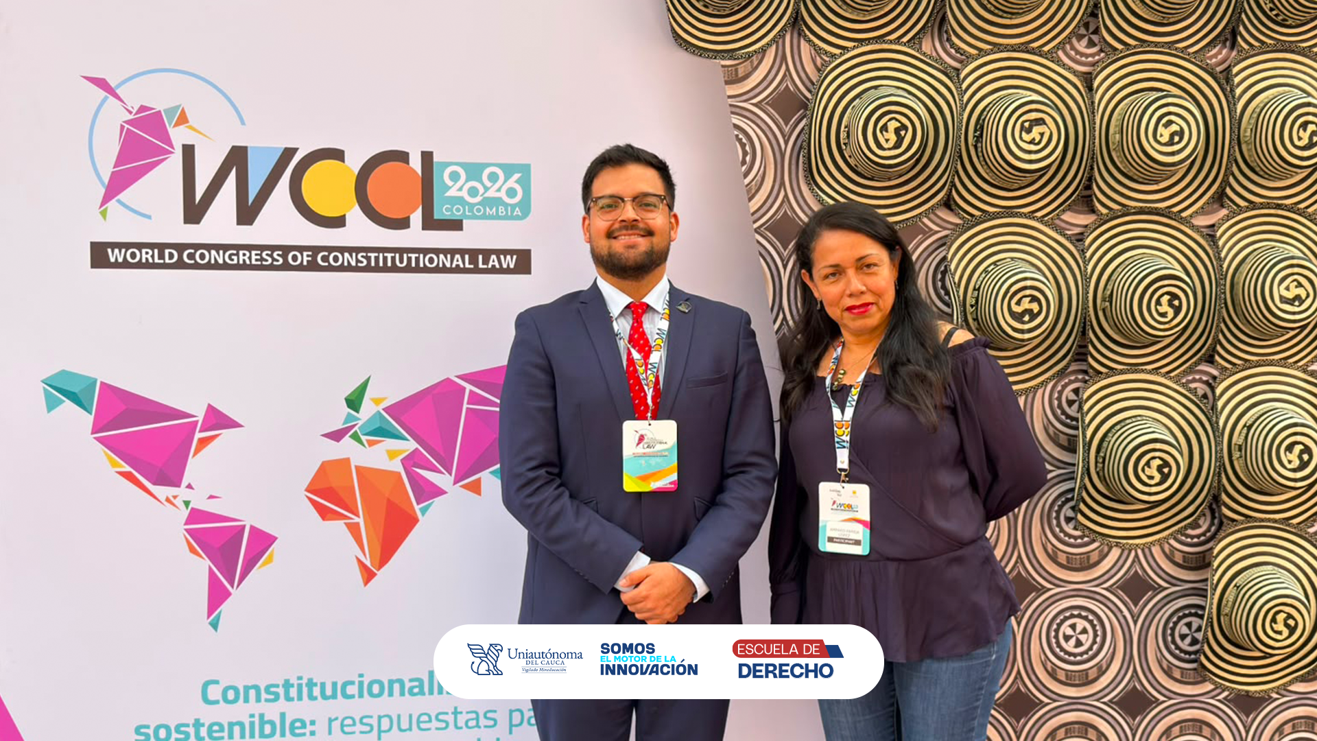Uniautónoma del Cauca llevó su investigación jurídica al Congreso Mundial de Derecho Constitucional