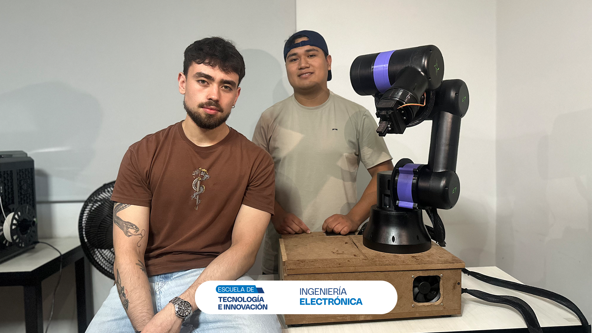 Robótica en acción: estudiantes desarrollan brazo robótico en Inventia